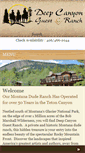 Mobile Screenshot of deepcanyonguestranch.com